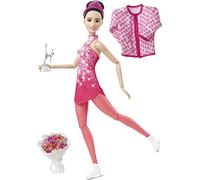 Barbie Winter Sports Ice Skater Brunette Doll