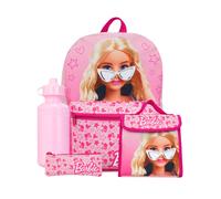 Barbie Women's 4 Piece Backpack Set in Pink Barbie Pink One Size