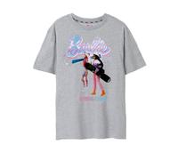 Barbie Womens Grey Merry & Bright Short Sleeved T-Shirt - Large