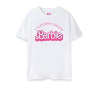 Barbie Women's Adult Short Sleeved T-Shirt (Womens White) in White | Size: 2XL Barbie White 2XL
