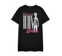 Barbie Womens Black Forever Icon Short Sleeved T-Shirt Dress - Small
