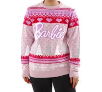 Christmas Jumper Barbie Pink L