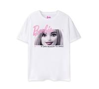 Barbie Women's Doll Short Sleeved T-Shirt | White | Officially Licensed Merch | Size: Large Barbie White L