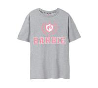 (Medium) Barbie Short Sleeved T-Shirt (Womens Grey)