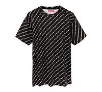 Barbie Womens/Ladies All-Over Print Logo Oversized T-Shirt NS7373