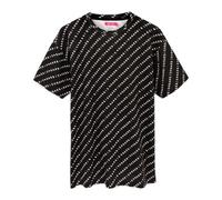 Barbie Womens/Ladies All-Over Print Logo Oversized T-Shirt NS7373