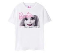 Barbie Womens/Ladies Be Your Own Reason To Smile Short-Sleeved T-Shirt NS7420