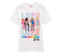 Barbie Womens/Ladies Love Everyone Pride T-Shirt / N/A N/A NS8116