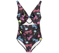 Barbie Womens/Ladies Palm Tree Logo One Piece Swimsuit NS7154