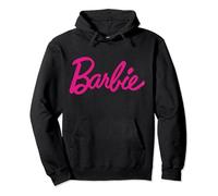 Barbie Womens Official Pink Logo Pullover Hoodie