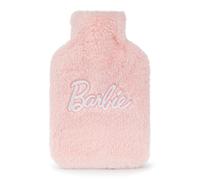 Barbie Womens Pink Applique logo Hot Water Bottle (One Size)