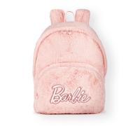Barbie Womens Pink Furry Backpack (One Size)