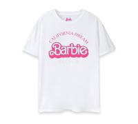 (Small) Barbie Short Sleeved T-Shirt (Womens White)