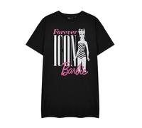 (XX-Large) Barbie Short Sleeved T-Shirt Dress (Womens Black)