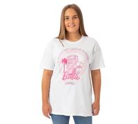 (XXX-Large) Barbie Short Sleeved T-Shirt (Womens White)