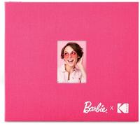 Barbie x Kodak Pink 8x8” Cloth Covered Scrapbook Photo Album with Front Picture Window
