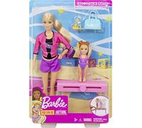 Barbie You Can Be Anything Gymnastics Coach 2 Doll Playset FXP39