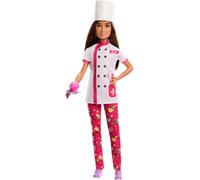 Barbie You Can Be Anything - Pastry Chef Doll With Hat and Cake Accessory