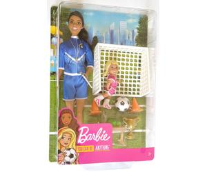Barbie You Can Be Anything Soccer Coach Doll Mattel GJM71
