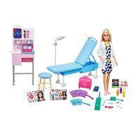 Barbie Medical Doctor Blonde Doll And Playset