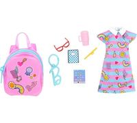 Barbie Zestaw modowy premium, sukienka paski
