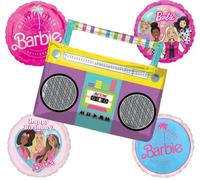Barbie's Birthday Party Supplies Boombox Foil Balloon Bouquet Decorations