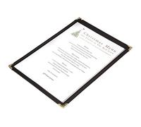 BarBits American Style A5 Menu Holder - 1 Page 2 Sides Facing Heavy Duty Display
