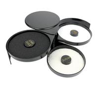 BarBits Margarita Glass Salt Rimmer 3 Tier - for Adding Salt, Lime Juice & Sugar to Margarita Glasses