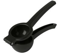 BarBits Mexican Elbow Lemon Squeezer - Heavy Duty Hand Juice Extractor Press, Lime Citrus Fruit Juicer - Black