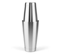 BarBits Stainless Steel Boston Cocktail Shaker Set - 18oz & 28oz Weighted Tin on Tin