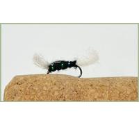 Barbless Black Shipman Buzzers, Trout Flies choice of size and quantity, Best Buzzer flies, Top selling buzzer fishing flies (12, 12)
