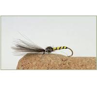 BARBLESS CDC Yellow Owl Flies, 6 Pack Yellow Owl, choice of sizes, Trout Flies (10)