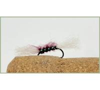 Barbless Claret Shipman Buzzers, Trout Flies choice of size and quantity, Best Buzzer flies, Top selling buzzer fishing flies (12, Mixed)