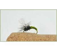 BARBLESS Dry flies, 6 x Olive Klinkhammers, Emergers, Size Choice Trout Flies (12)