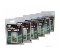 Barbless Eyed Course Fishing Hooks Size 18 NGT
