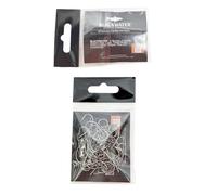 Barbless Fishing Hook Size 2 4 Spinner Lure Bait Carp Salmon Rig Curved Shank Trout Salmon Spinner Bait Fishing Prawn Rig Pike Perch Sea Trout Zander Carp Game Coarse Eyed (50 Pack Size 2)
