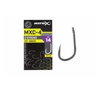 Barbless hooks Matrix MXC-4 Eyed (PTFE) x10 Noir Taille 18