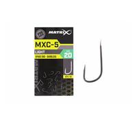 Barbless hooks Matrix MXC-5 Spade End (PTFE) x10 Noir Taille 16