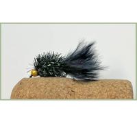 Barbless Hot Black Blob Trout Flies, Size 10 Blob Flies, Top Selling Fishing Flies. select quantity (6)