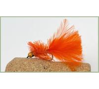 Barbless Hot Orange Blob Trout Flies, Size 10 Blob Flies, Top Selling Fishing Flies. select quantity (3)