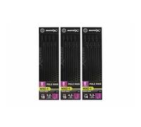 Barbless leader Matrix MXC-1 standard pole rig x8 Black Size 14