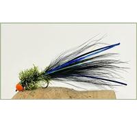 Barbless Olive Ally McCoist Trout Flies size 10, choose the amount required, Best Trout Flies (6)