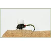 Barbless Suspender buzzers trout flies, Olive, choice of size and quantity, Best Buzzer flies, Emergers Fly Fishing (12, Mixed)