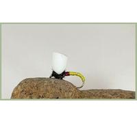 Barbless Suspender buzzers trout flies, Yellow, choice of size and quantity, Best Buzzer flies, Emergers Fly Fishing (12, 14)