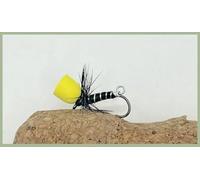 Barbless Suspender Dink trout flies, Black, choice of size and quantity, Best Suspender flies, Emergers Fly Fishing (3, 14)