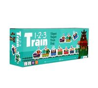 Barbo Toys 20 Pieces Animals Puzzle Train