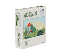 Barbo Toys Mumin Art Puzzle from 8 Years - 200 Pieces - Green - Puzzle for Adults and Teenagers - with Illustrations of the Moomins