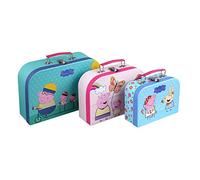 Barbo Toys Peppa Pig Suitcases 3-Piece Set, 8995