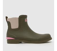 Barbour Abbeyfield Wellington Boots in Khaki UK 3 (EU 36)