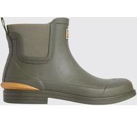 BARBOUR Abbeyfield Welly Rubber Chelsea Rain Boots with Pull Tab - Size: 3 - female